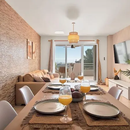 Tropical Boho Piscina Y Vistas Al Mar - Vista Golf 25 * 埃斯特波纳