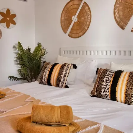 Tropical Boho Piscina Y Vistas Al Mar - Vista Golf 25 Эстепона