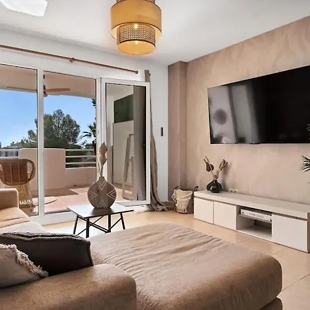 Tropical Boho Piscina Y Vistas Al Mar - Vista Golf 25 Эстепона